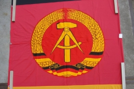 DDR Vlag Banner polyester groot - 3,5 x 1,5  meter  nr. 3