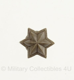 Nederlandse leger rang ster kunststof - 1,5 x 1,5 cm - prijs per stuk