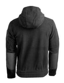 Fleece jack Gen. 2 met capuchon - nieuw gemaakt - ZWART