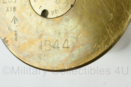 WO2 Britse 25 ponder huls 1944 - 29 x 9 cm - origineel