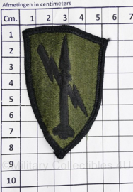 US Army Naoorlogs subdued embleem Defence Command  - 8 x 5 cm - origineel