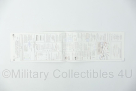 Royal Canadian Air Force Flight Information En Route Low Altitude Mediterranean East EU(L)11 - 26,5 x 12,5 cm - origineel