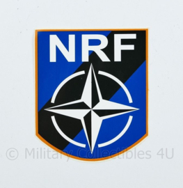 NRF NATO sticker - 10 x 8,5 cm - origineel