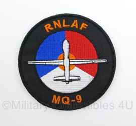 KLU Koninklijke Luchtmacht RNLAF Royal Netherlands Air Force MQ-9 embleem - met klittenband - diameter 9 cm