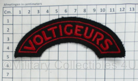 Canadian Army shoulder title ENKEL Voltigeurs - 12 x 4,5 cm - origineel