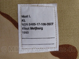 Nederlands bokkentuig - load bearing vest  - DESERT camo - maat Medium -  origineel