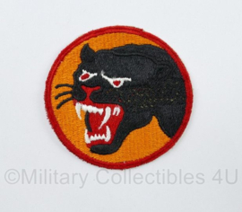 WO2 US Army 66th Infantry Division patch cut edge - diameter 7 cm - origineel