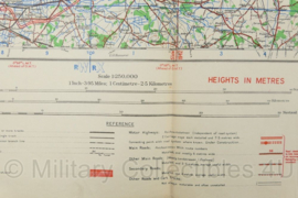 WW2 British War Office map 1944 Central Europe Hamburg - 87,5 x 65 cm - origineel