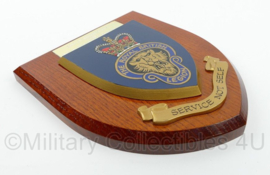 Vereniging van oud-militairen Bond van Wapenbroeders from New Eggware Branch The Royal British Legion wandbord - 15 x 1,5 x 17,5 cm - origineel