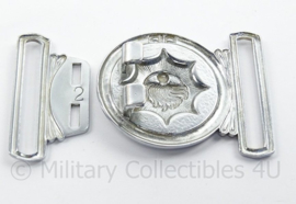 Korps Rijkspolitie koppel sluiting/gesp set - afmeting 5 x 7,5 cm - origineel
