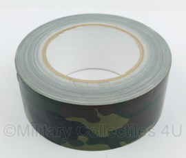 Tape, Pressure (Duct tape) -  5 cm. breed en 25 meter lang - camouflage