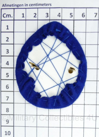 Belgische Gemeentepolitie pet insigne stof - 7,5 x 6 cm - origineel