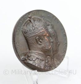 National Maritime Museum Medal commemorating the Coronation of Edward VII, 1902 - origineel