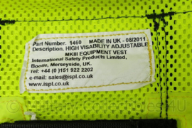 Britse Politie high visibility adjustable Mk III equipment vest met rits - Police CCTV in Use - verstelbare maat - origineel