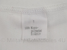 KMAR Koninklijke Marechaussee en Politie BSST vochtregulerend shirt V-HALS voor kogelwerend vest - WIT - korte mouw - maat 10 - nieuw in verpakking - origineel