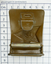 Russische USSR groen metalen koppelslot - 8 x 6 cm - origineel