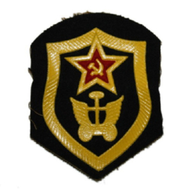 Russisch USSR embleem transporttroepen - 8 x 6,5 cm. - origineel
