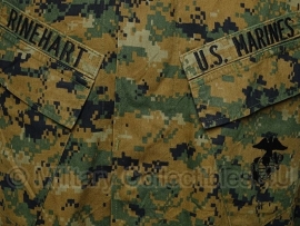US Marine Corps Marpat jas - Digital Woodland - Medium REGULAR- met insignes - origineel