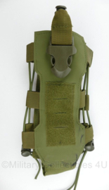 Defensie portfoon tas MOLLE OD Green - 12 x 5 x 22 cm - licht gebruikt - origineel