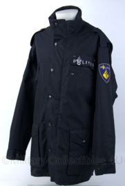 Nederlandse politie jas met uitneembare voering - donkerblauw - maat 52 - ongedragen - origineel