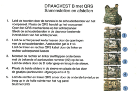 Defensie NFP camo draagvest B VOSS MOLLE  - maat 4XL/L = 4XL Long - licht gedragen - origineel