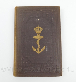 Jaarboekje der Adelborsten aan het Koninklijk Instituut voor de Marine te Willemsoord 1883 - 13,5 x 2 x 29,5 cm -origineel