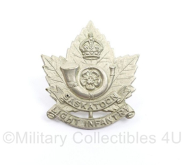 Wo2 Light Infantry Saskatoon Britse cap speld  - 4 x 3,5 cm - origine