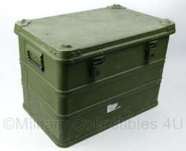 Defensie aluminium opslagkist groen - merk Defender - 57 x 37 x 40 cm - origineel