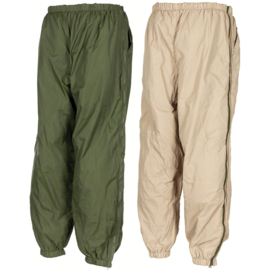 Britse leger Snug Iso overbroek Isobroek Trouser Thermal OMKEERBAAR groen/ khaki  - Medium -nieuwstaat - origineel