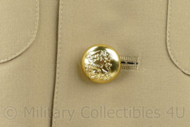 KL tropen DT jas met broek en pet Verbindingsdienst - maat Large - nieuwstaat - origineel