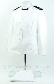 Korps Mariniers Witte uniform set met sportwitje  - rang Sergeant- Majoor der Mariniers- maat 38 - origineel