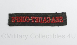 Canadese leger Sea Cadet Corps shoulder title - 10,5 x 2,5 cm - origineel