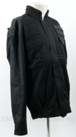 Zwart Tactical Jacket van de politie - klittenband op borst en rug - meerdere maten - nieuw - origineel