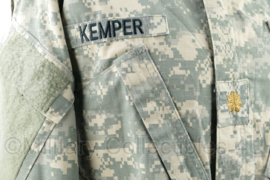 US Army Coat Army Combat uniform ACU camo BDU jacket Major Kemper - maat Medium Long = 8090/9404 - gedragen - origineel