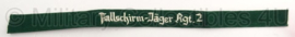 Cufftitle Fallschirm - Jäger Regiment 2