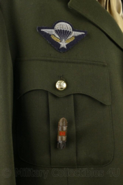 KCT Korps Commandotroepen Majoor DT jas met parawings, scherpschutter insigne en ZMV insigne - maat 54 - gedragen - origineel