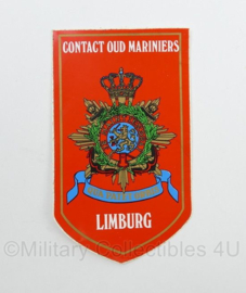 KMARNS Korps Mariniers Contact Oud Mariniers Limburg sticker - 14 x 8 cm - origineel