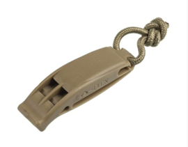 Tactical whistle - prijs per PAAR - groen, zwart of coyote