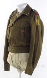 MVO uniform jas "veldartillerie", "Regiment van Essen" - rang "Eerste Luitenant" - met MVL speld - maat 49 - origineel