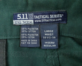 5.11 Tactical Series contractor trouser groen - Maat Large-Regular - NIEUW - origineel