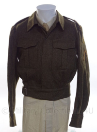 MVO uniform jas "2de genie troepen/pontonniers" - rang "Sergeant/Wachtmeester" - maat 51 - origineel