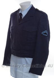 KLU Luchtmacht IKE jas blauw 1976 - Korporaal der 1ste klasse - maat 47 3/4 - origineel