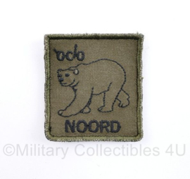 Defensie borst embleem OCIO Noord Opleidingscentrum voor initiële opleidingen  - met klittenband - 5,5 x 5 cm - origineel