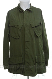 US Army Jungle Fatique jas ripstop - 2nd pattern jacket -1968 vietnam oorlog - maat Medium-Short - origineel