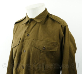 Frans wollen uniform overhemd, US model - maat 38 - gedragen - origineel