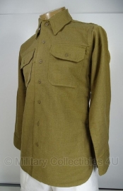 M37 M1937 shirt / blouse wool - wool en met gasflap