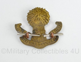 Britse WO2 cap badge Lothians and Berwickshire Imperial Yeomanry - 4 x 3,5 cm - origineel