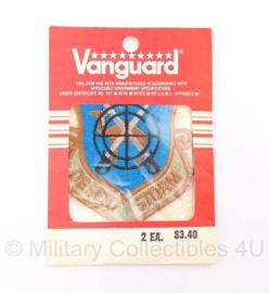 Vanguard US embleem Desert Storm - in verpakking - 9 x 11 cm - origineel