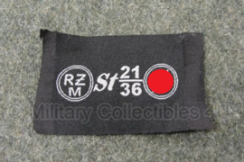 RZM St 21/36 label stof