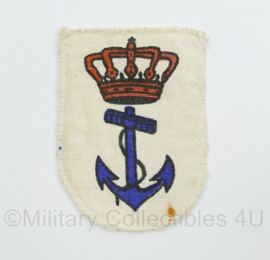 Koninklijke Marine embleem - 8 x 6 cm - origineel